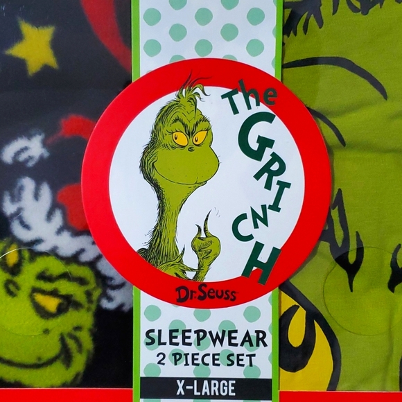 NIB: 🤵♂UNISEX🙍♀️GRINCH PAJAMA SET ✨️BONUS: GRINGH SOCKS✨️ - Picture 3 of 8